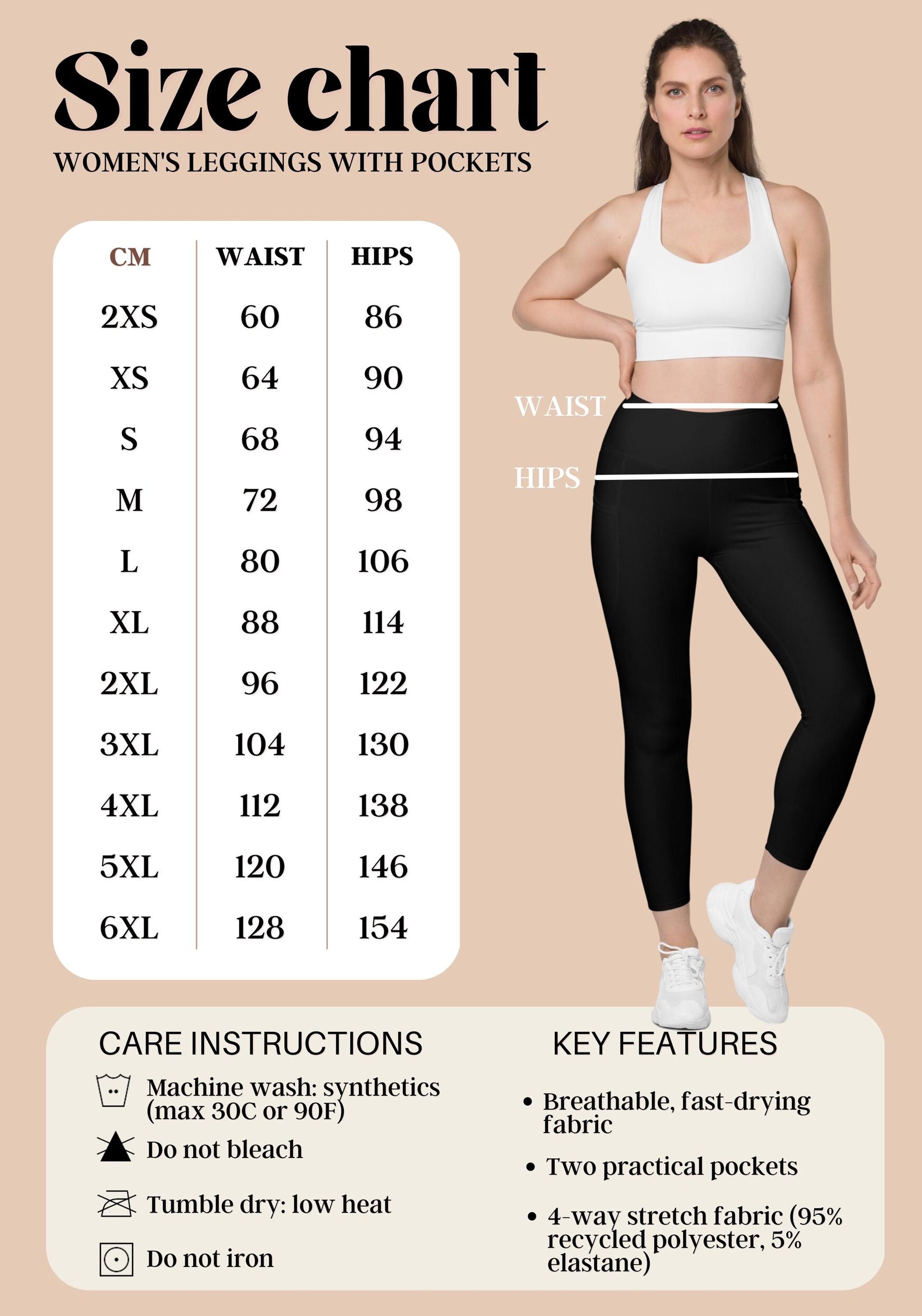 Hearts Vizsla Leggings With Pockets For Women | Inclusive Sizing ywd4kc-br.myshopify.com