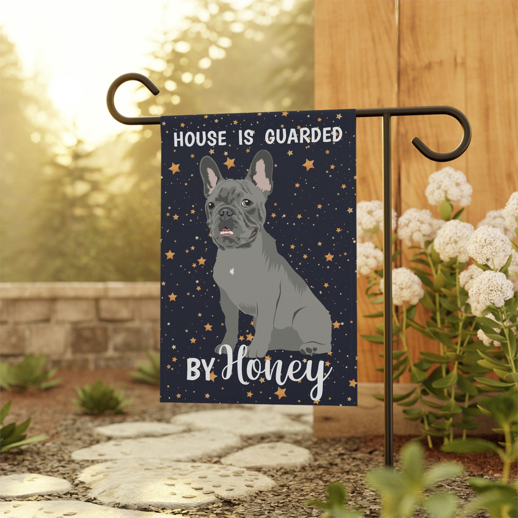 House Is Guarded By French Bulldog Garden Flag ywd4kc-br.myshopify.com