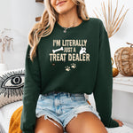 I'm Literally Just A Treat Dealer Shirt | Halloween Dog Mom Sweatshirt ywd4kc-br.myshopify.com