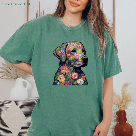 Labrador Retriever T-Shirt Inspired By Claude Monet ywd4kc-br.myshopify.com