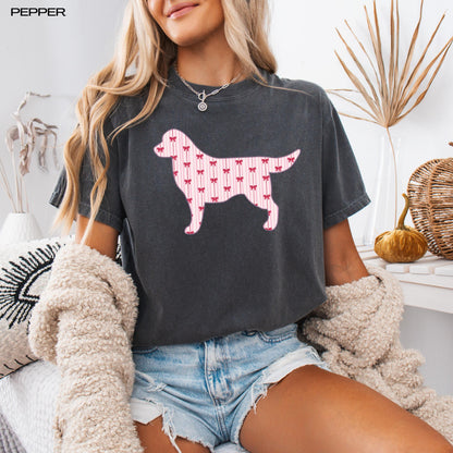 Labrador Silhouette Bows Shirt & Sweatshirt ywd4kc-br.myshopify.com
