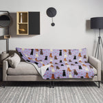 Labrador blanket with hearts ywd4kc-br.myshopify.com