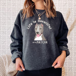 Life Is Beautiful With Pitbull Sweatshirt ywd4kc-br.myshopify.com