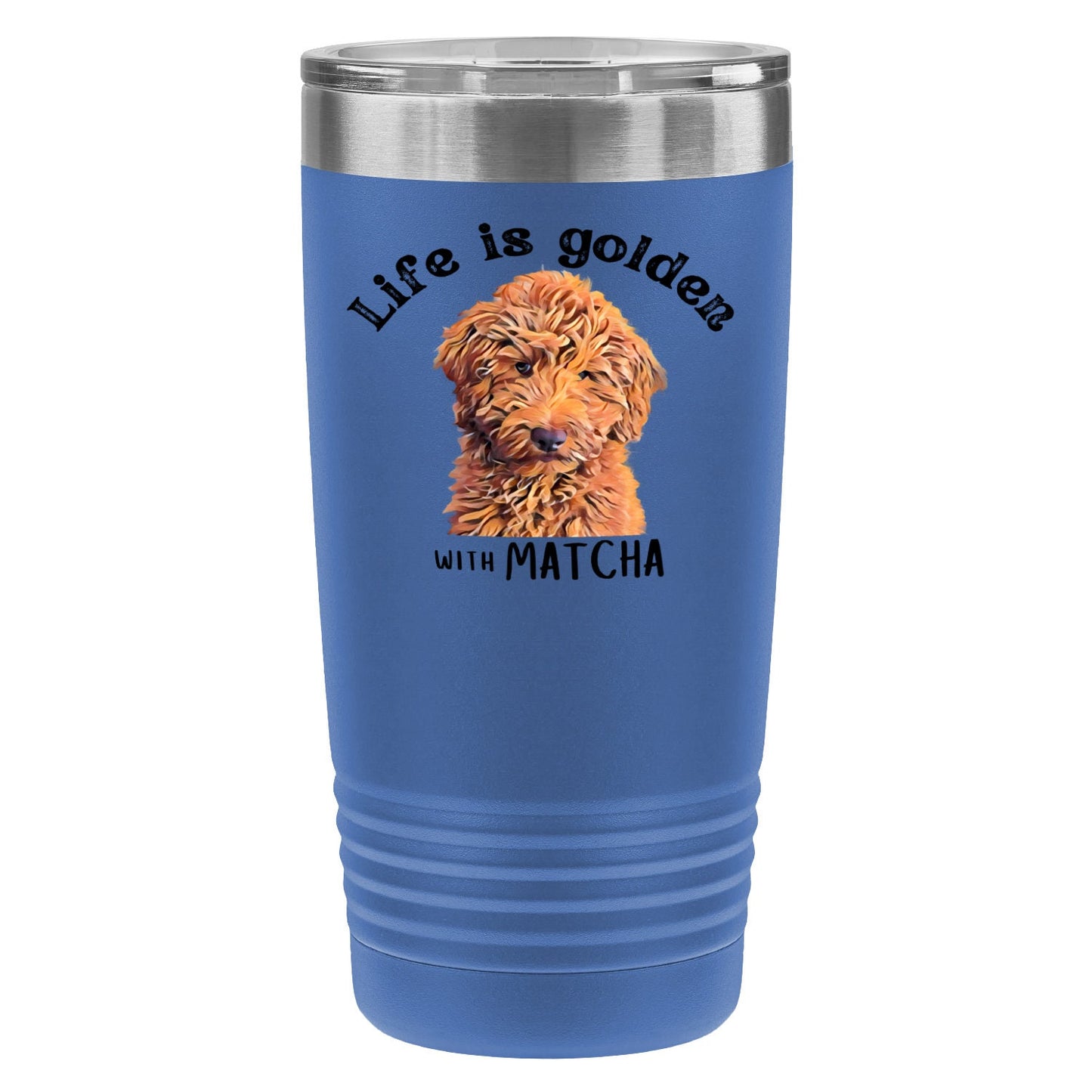 Life is Golden Goldendoodle Tumbler ywd4kc-br.myshopify.com