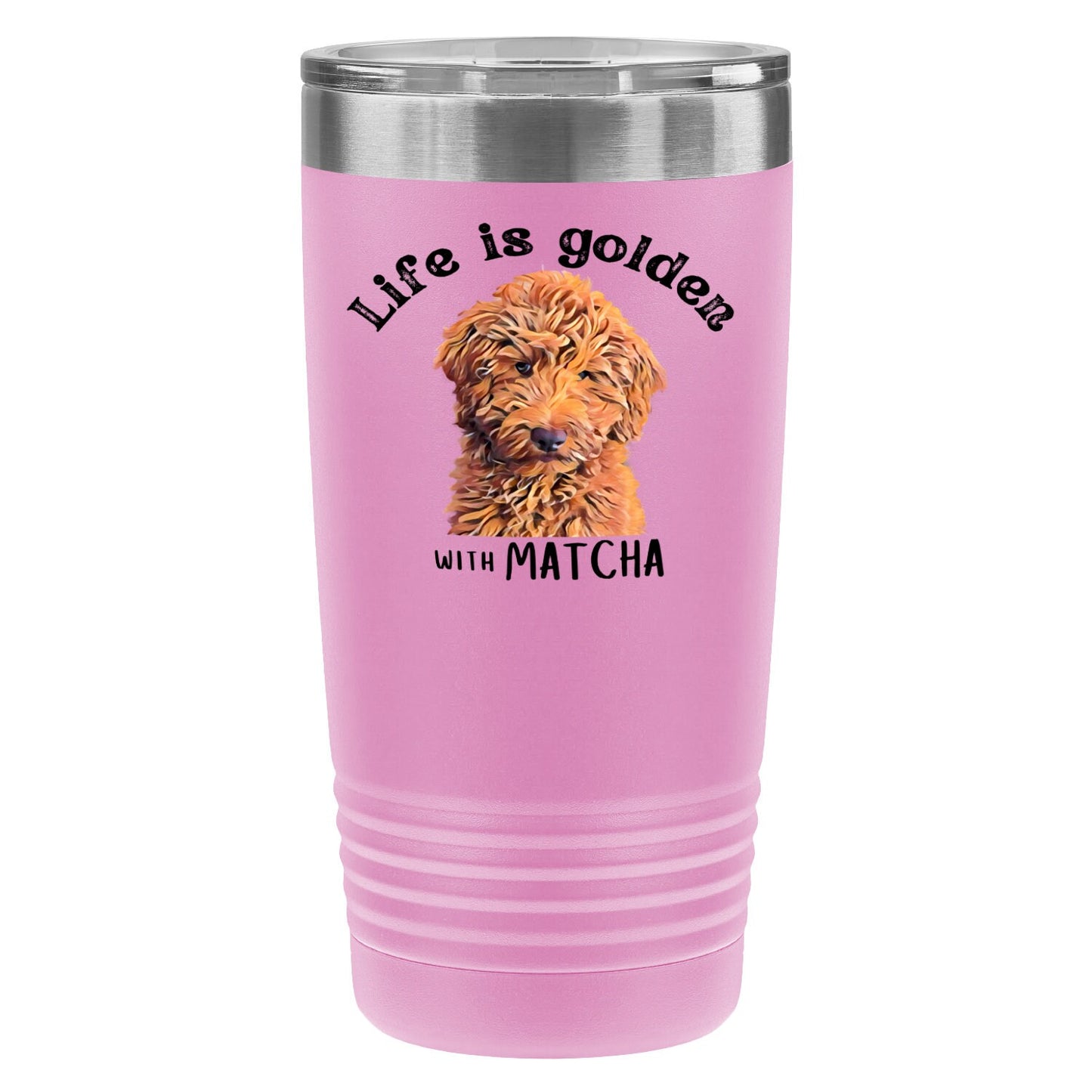 Life is Golden Goldendoodle Tumbler ywd4kc-br.myshopify.com