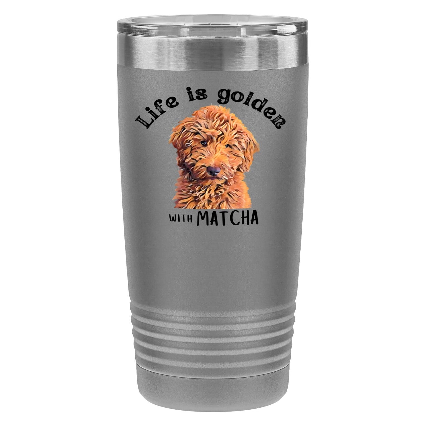 Life is Golden Goldendoodle Tumbler ywd4kc-br.myshopify.com