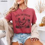 Local Egg Dealer Farmer Shirt ywd4kc-br.myshopify.com