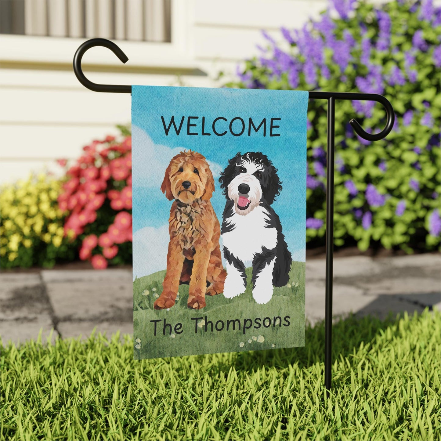 Mix & Match Dog Garden Flag | Personalized ywd4kc-br.myshopify.com