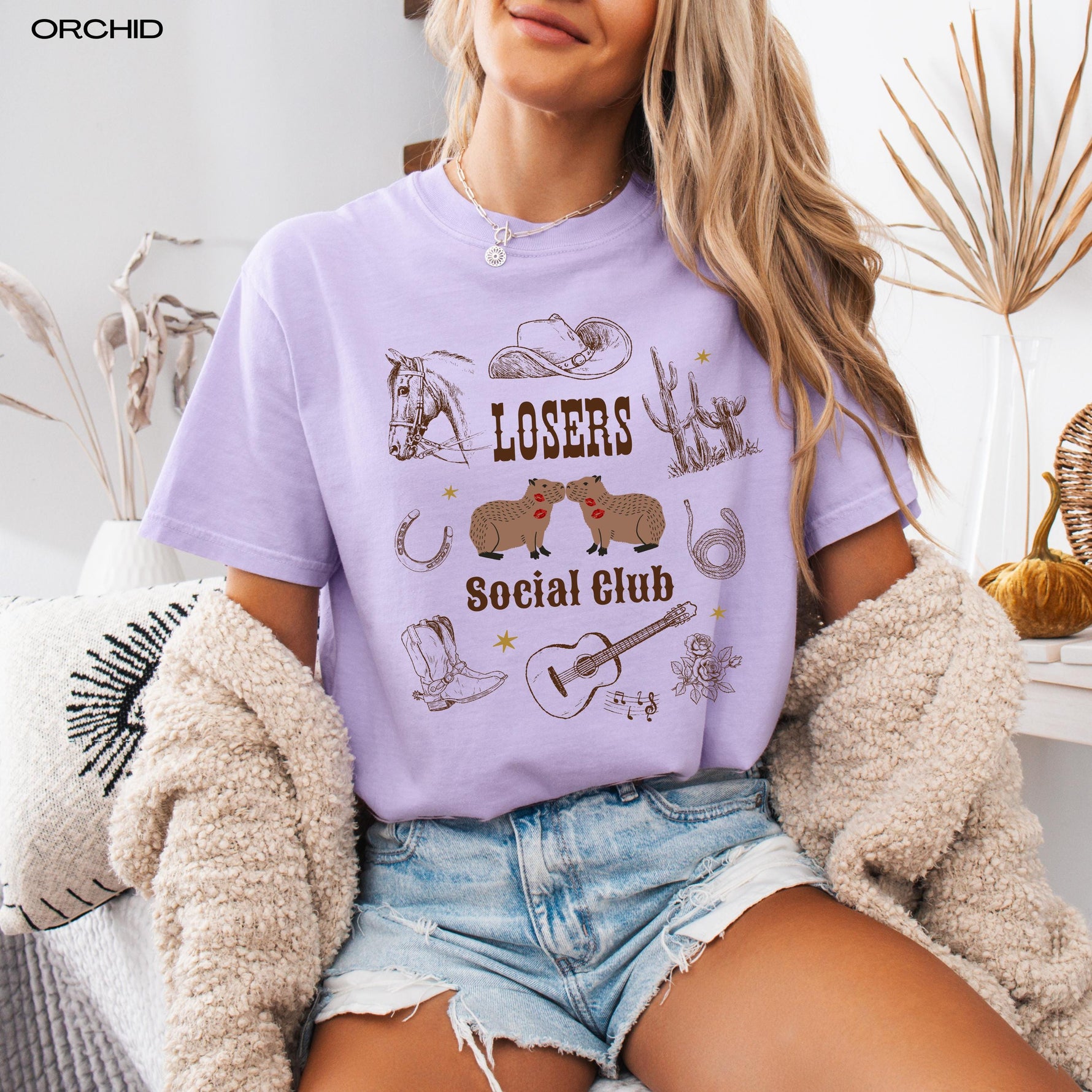 Mustache 2 Capybaras Kissing Meme Shirt in the cowboy core aesthetic ywd4kc-br.myshopify.com