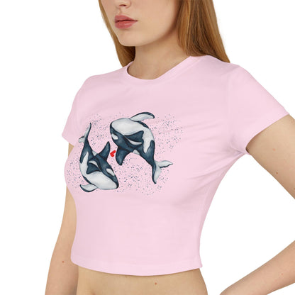 Orca Whale Baby Tee | 90s style Clothing ywd4kc-br.myshopify.com