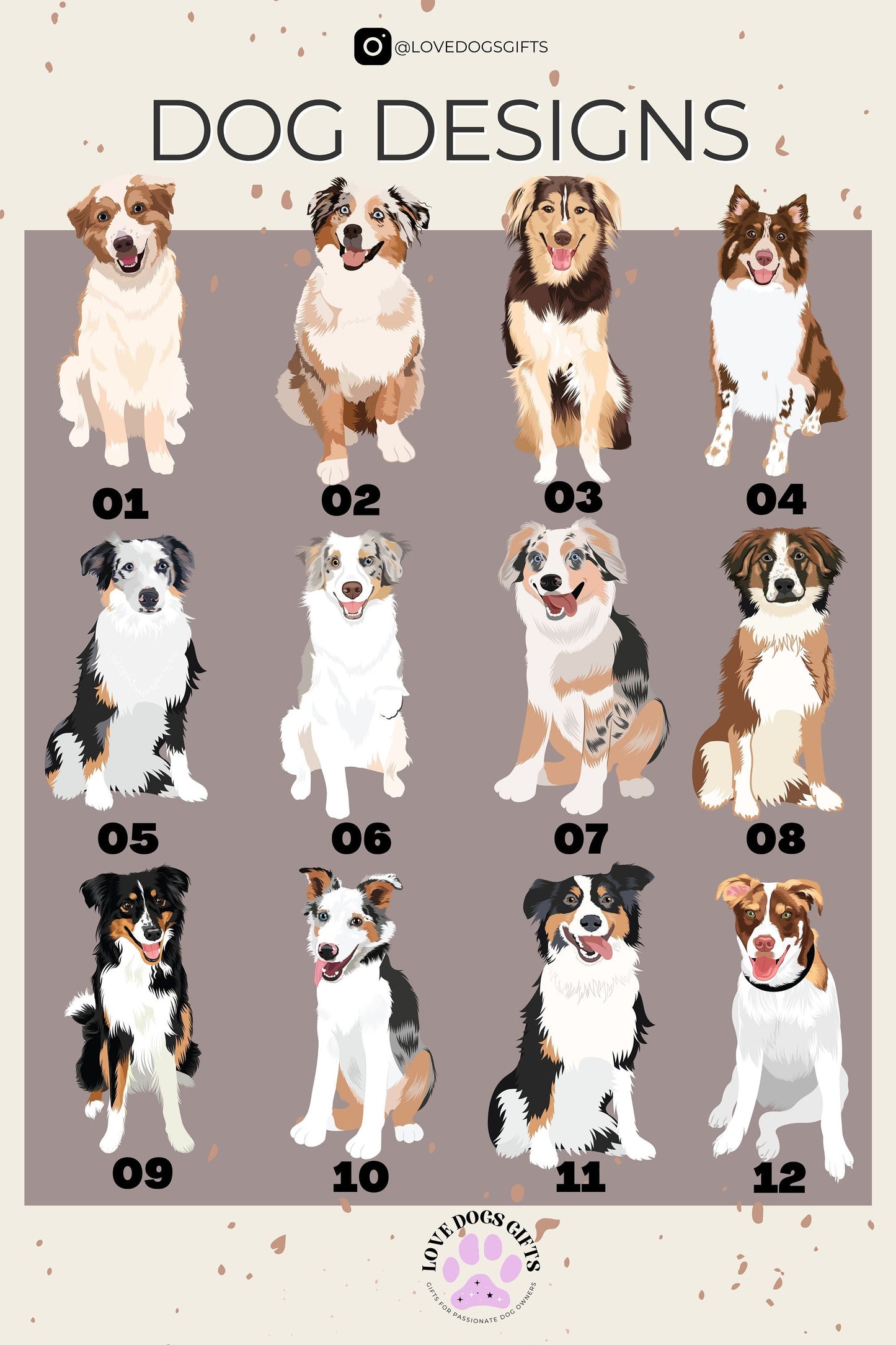 Personalized Australian Shepherd Shirt ywd4kc-br.myshopify.com