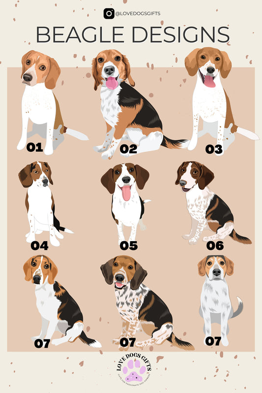 Personalized Beagle Dog Sweatshirt & T-Shirt ywd4kc-br.myshopify.com
