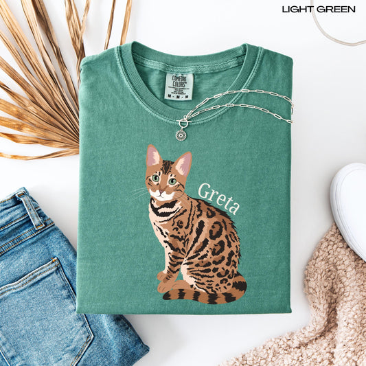 Personalized Bengal Cat Mom Shirt ywd4kc-br.myshopify.com