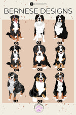 Personalized Bernese Mountain Dog Shirt ywd4kc-br.myshopify.com