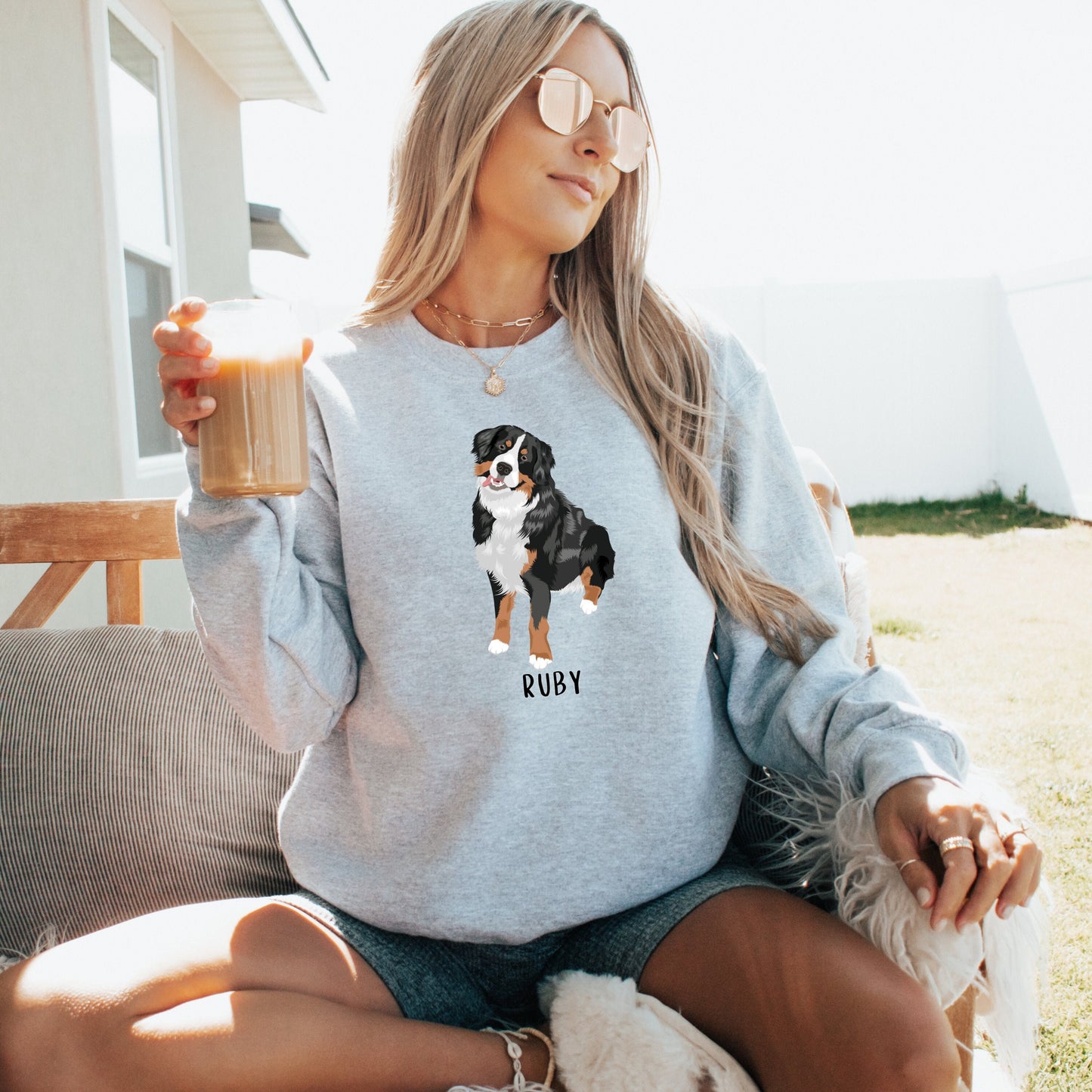 Personalized Bernese Mountain Dog Sweatshirt ywd4kc-br.myshopify.com