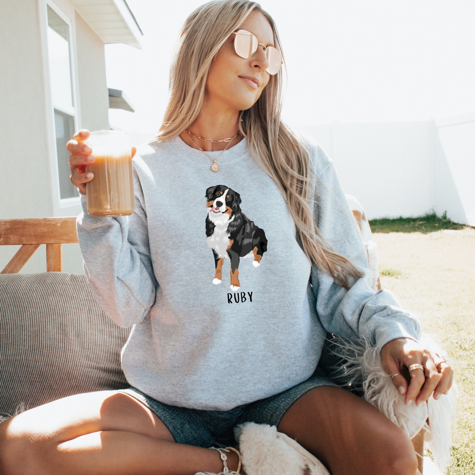 Personalized Bernese Mountain Dog Sweatshirt ywd4kc-br.myshopify.com