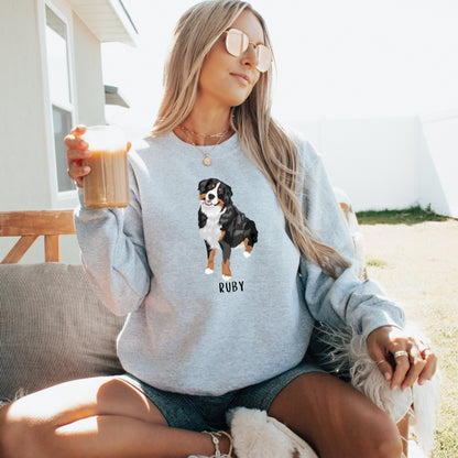 Personalized Bernese Mountain Dog Sweatshirt ywd4kc-br.myshopify.com