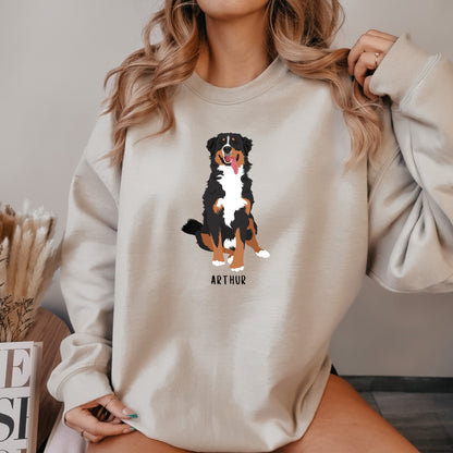 Personalized Bernese Mountain Dog Sweatshirt ywd4kc-br.myshopify.com