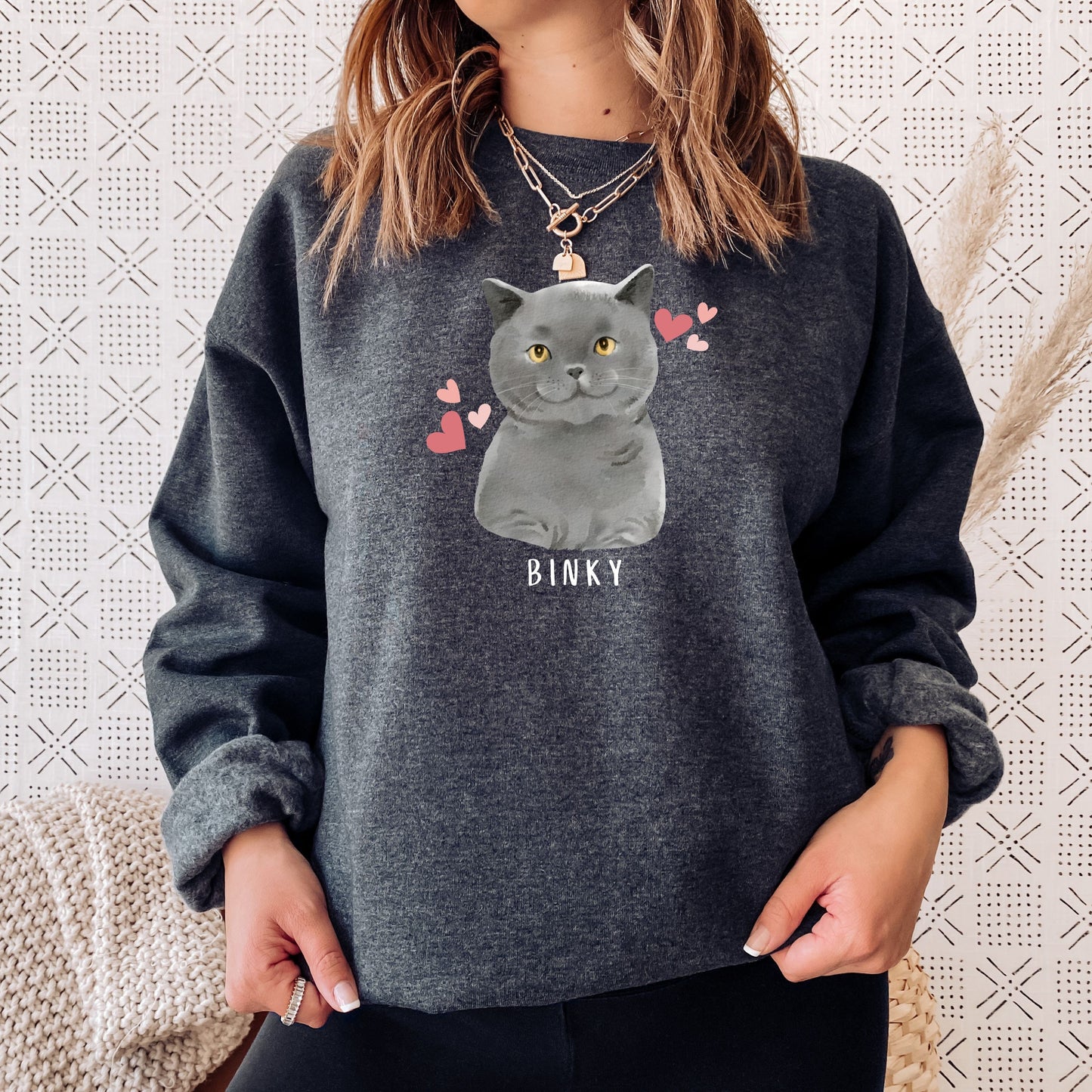 Personalized British Shorthair Cat Sweatshirt ywd4kc-br.myshopify.com