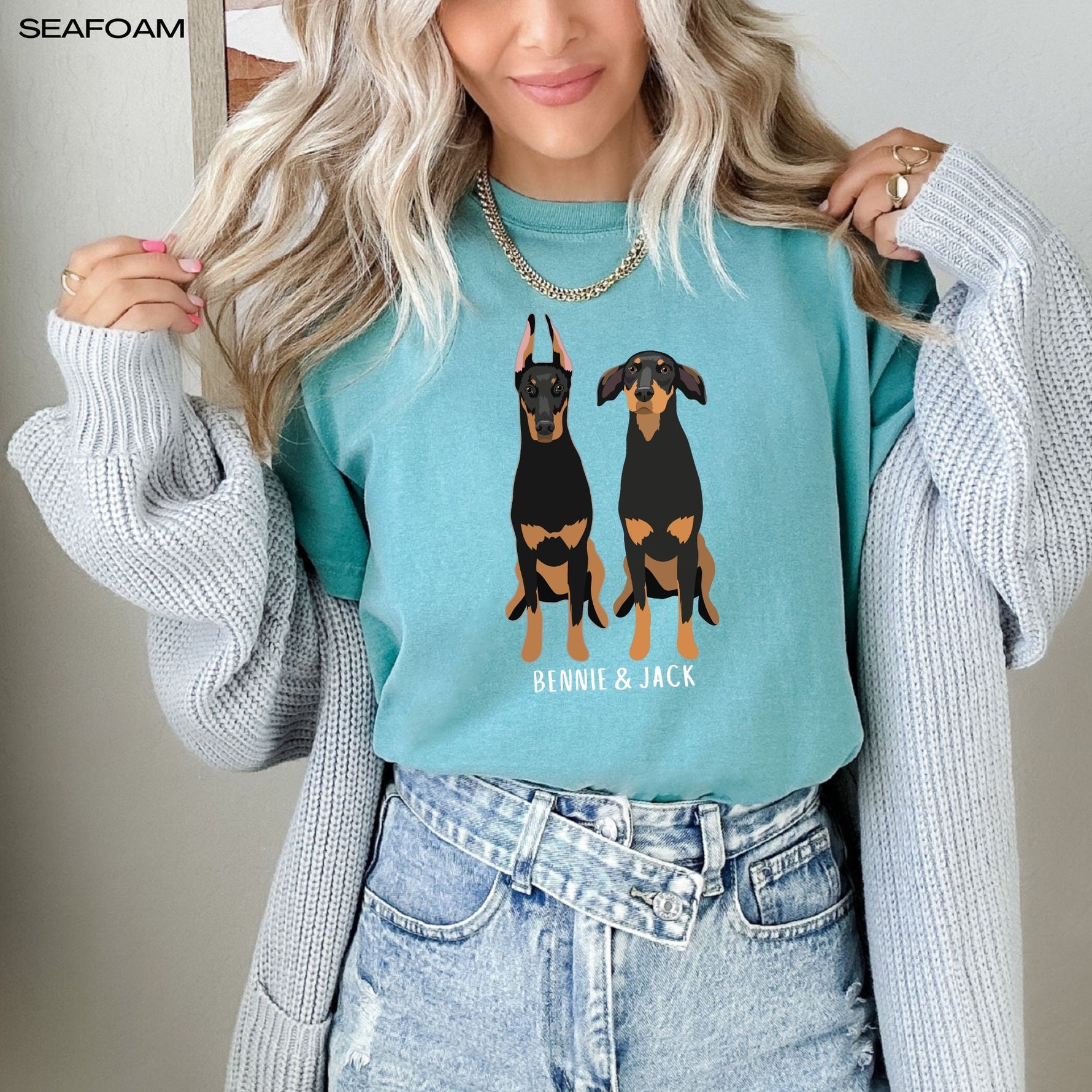 Personalized Doberman Shirt ywd4kc-br.myshopify.com