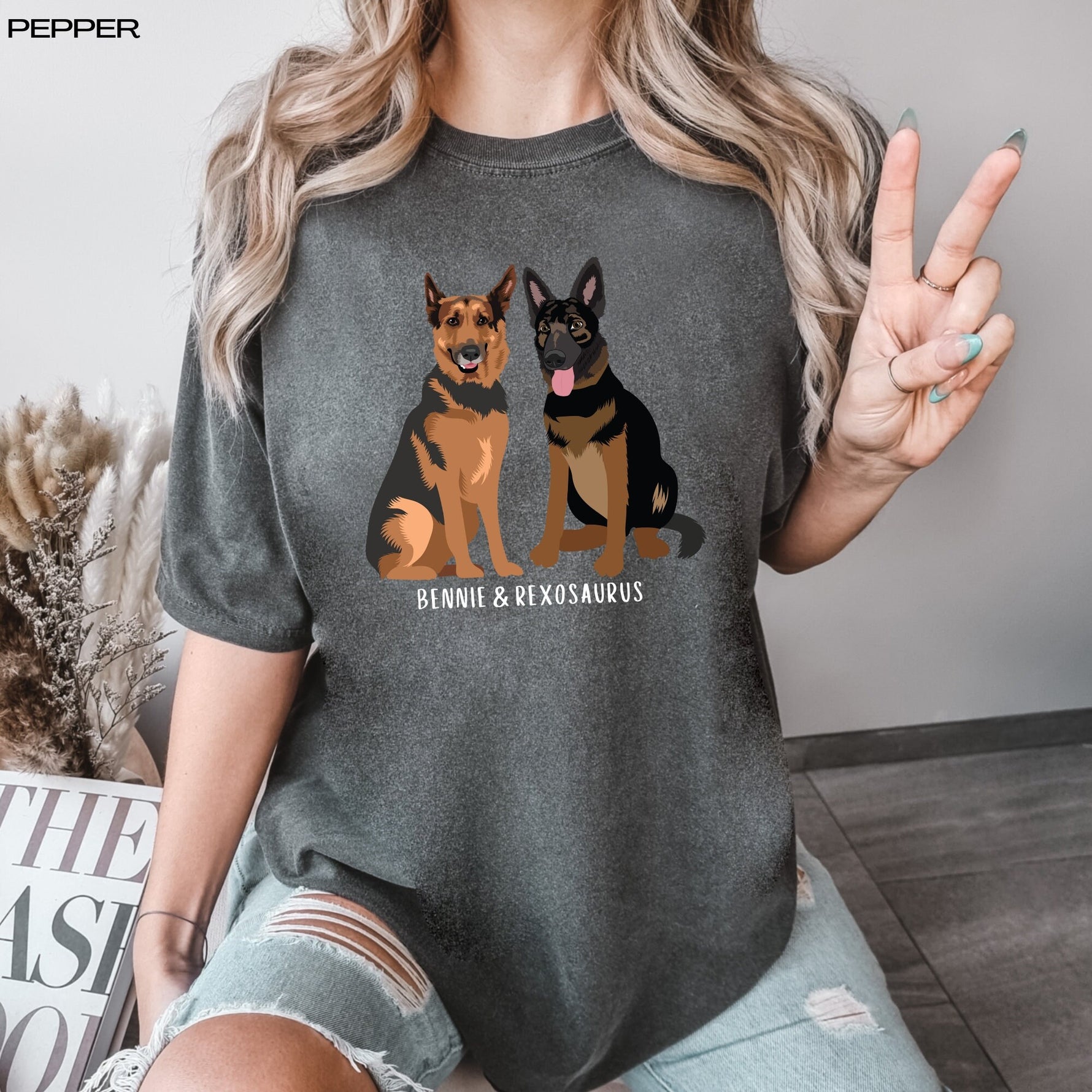 Personalized German Shepherd T-Shirt ywd4kc-br.myshopify.com