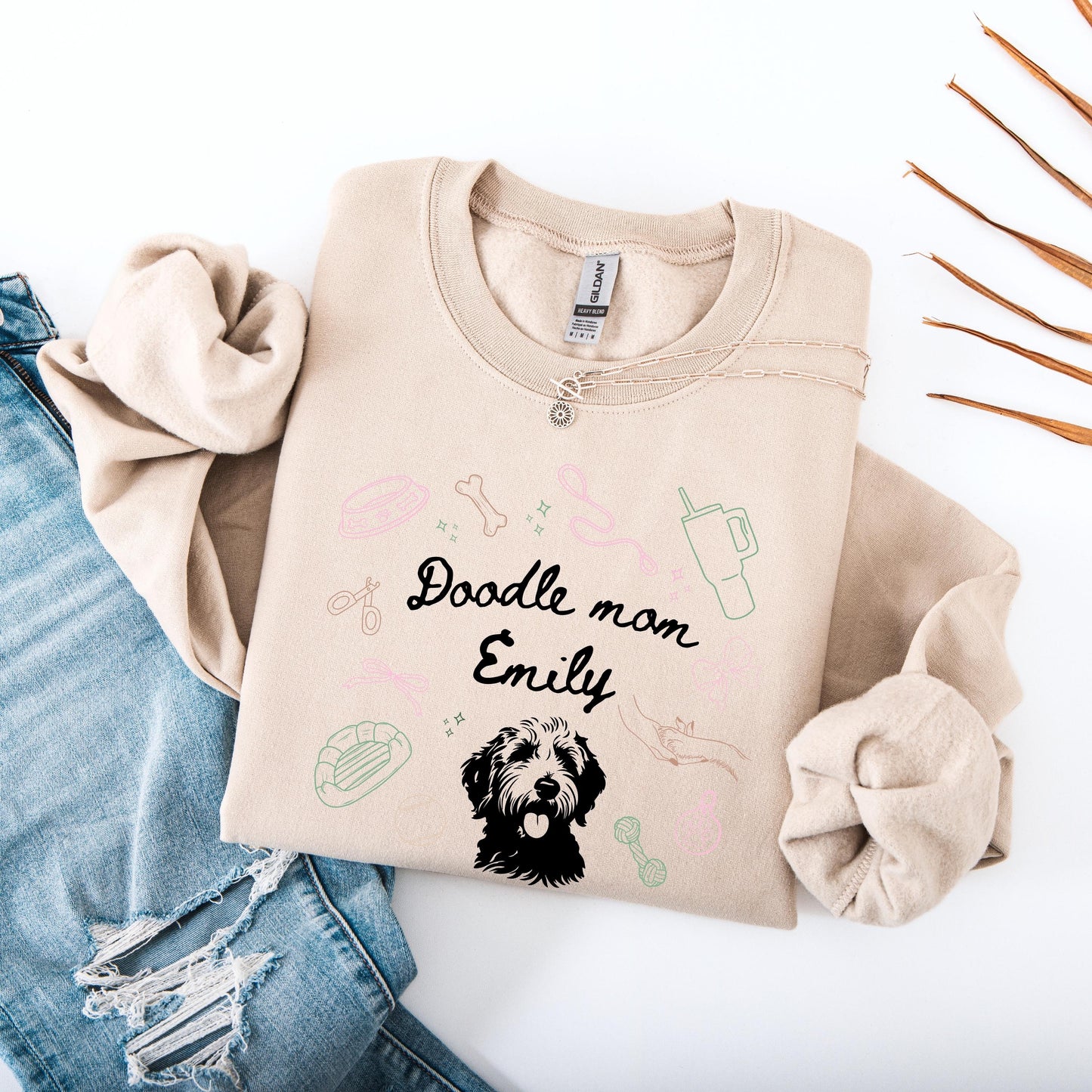 Personalized Golden Doodle Mom Shirt ywd4kc-br.myshopify.com