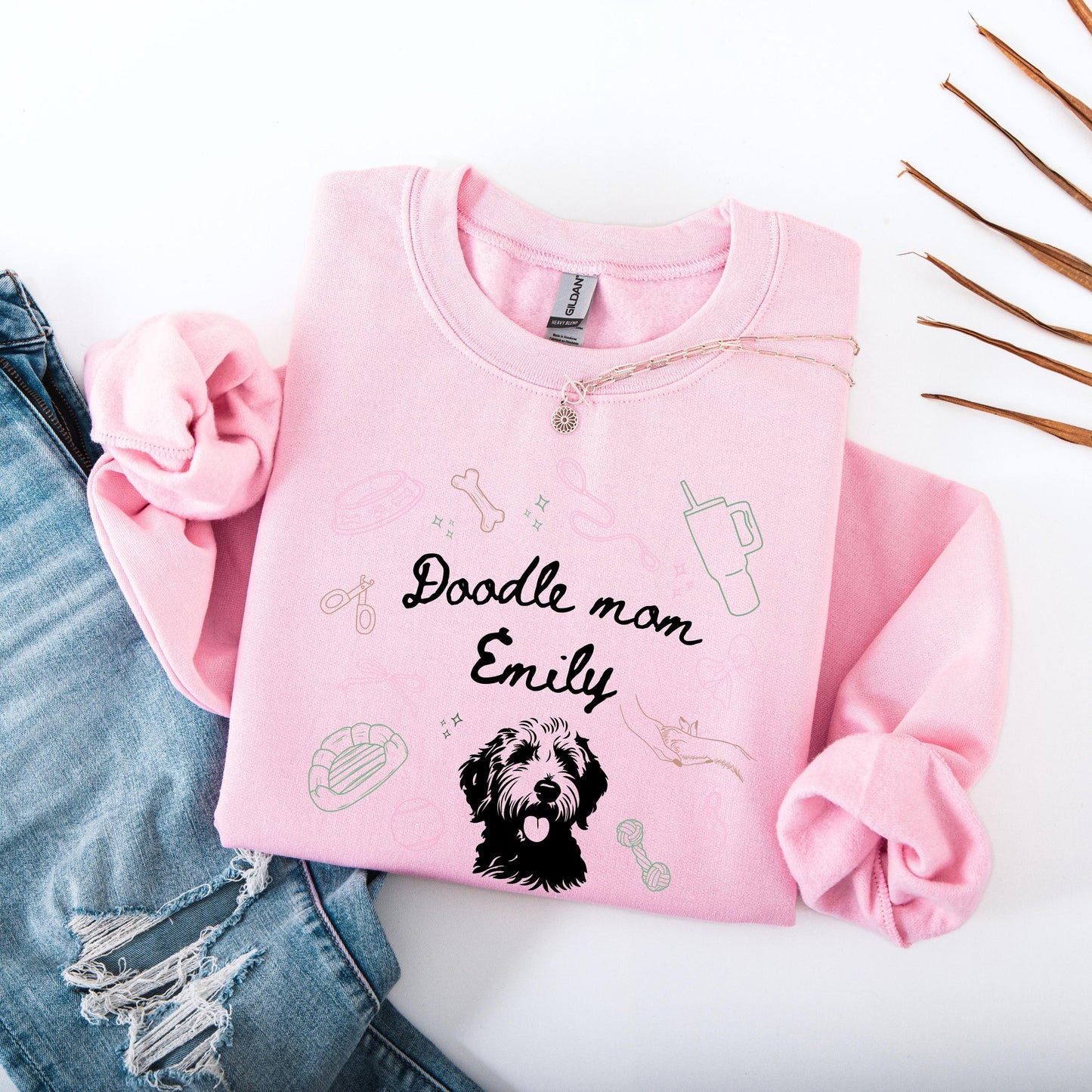 Personalized Golden Doodle Mom Shirt ywd4kc-br.myshopify.com