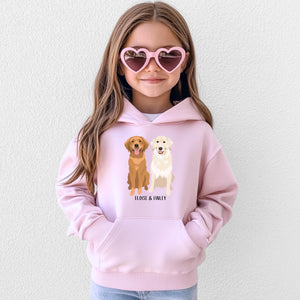 Personalized Golden Retriever Hoodie for Youth ywd4kc-br.myshopify.com