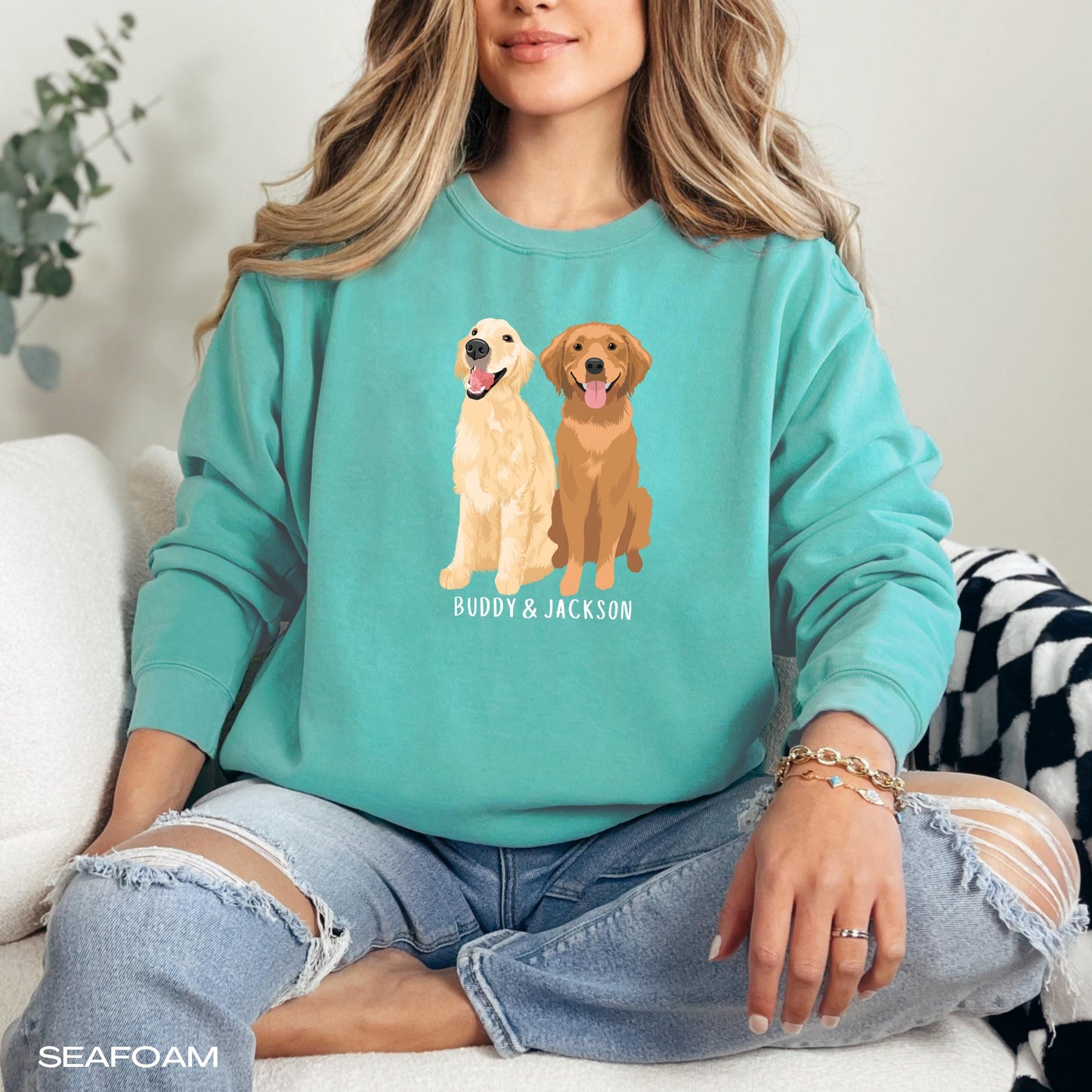 Personalized Golden Retriever Sweatshirt ywd4kc-br.myshopify.com