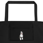 Personalized Goldendoodle tote bag black ywd4kc-br.myshopify.com
