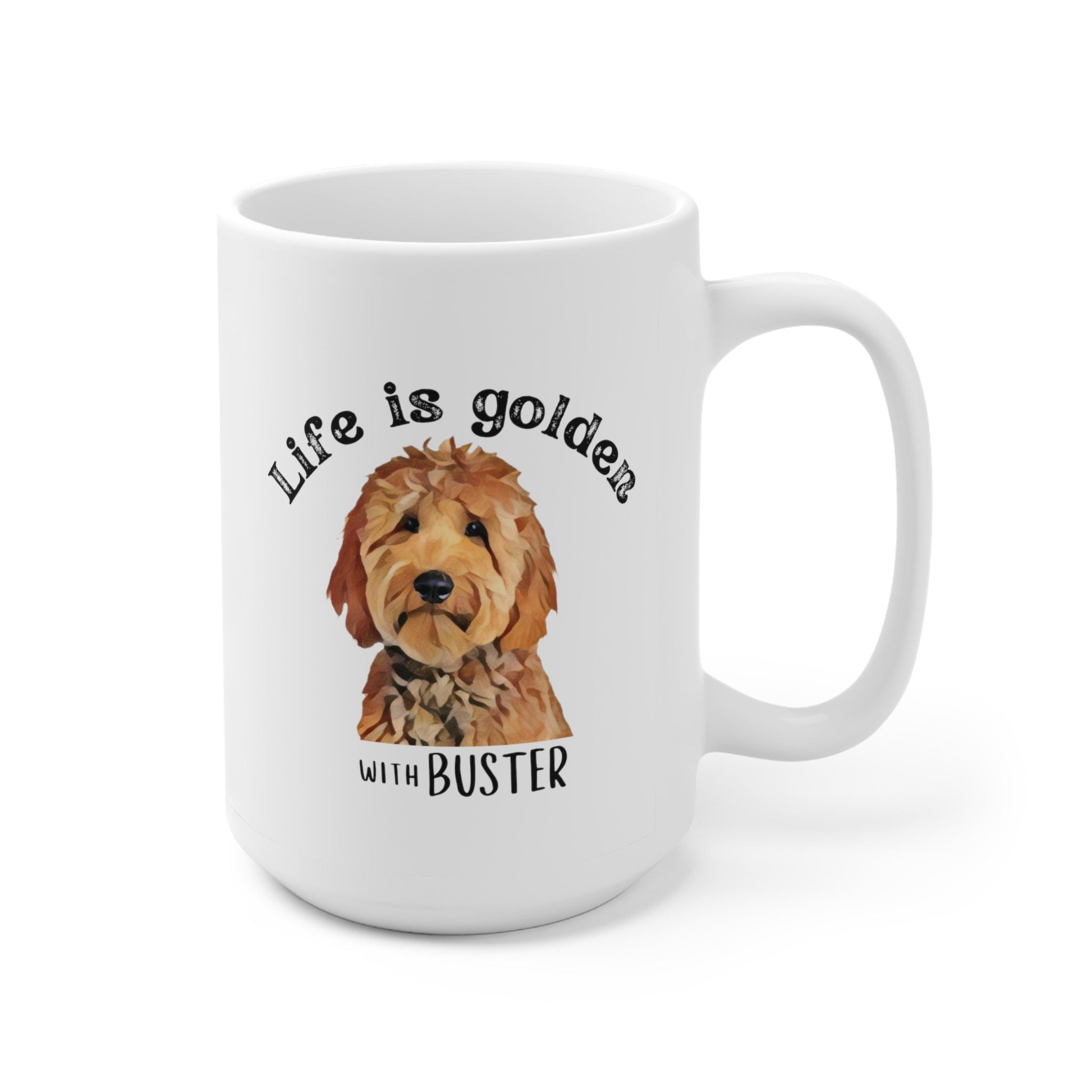 Personalized Life is Golden Doodle Mug ywd4kc-br.myshopify.com