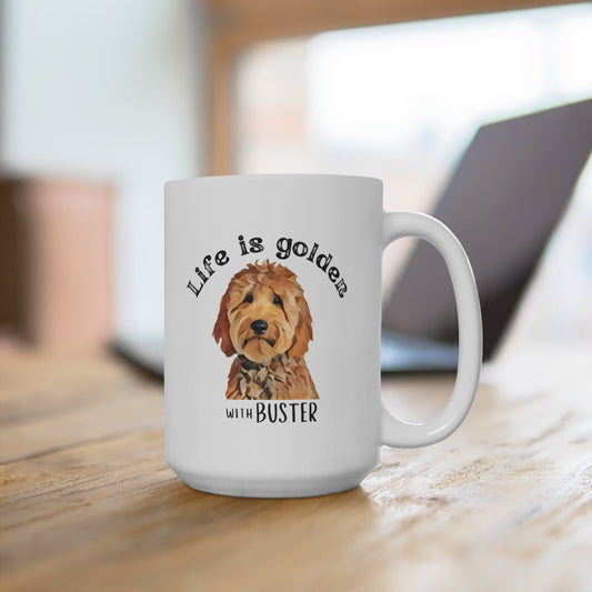 Personalized Life is Golden Doodle Mug ywd4kc-br.myshopify.com