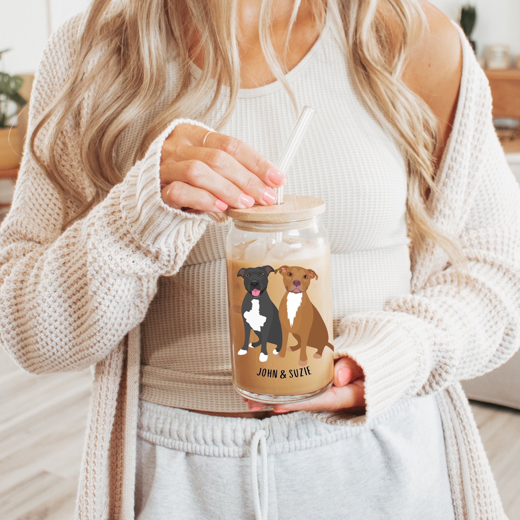 Personalized Pitbull Tumbler With Lid And Straw ywd4kc-br.myshopify.com