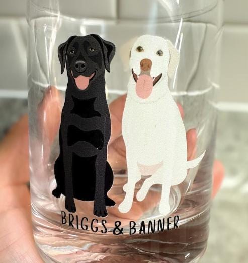 Personalized Pitbull whiskey glass ywd4kc-br.myshopify.com