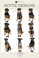 Personalized Rottweiler Kitchen Towel ywd4kc-br.myshopify.com