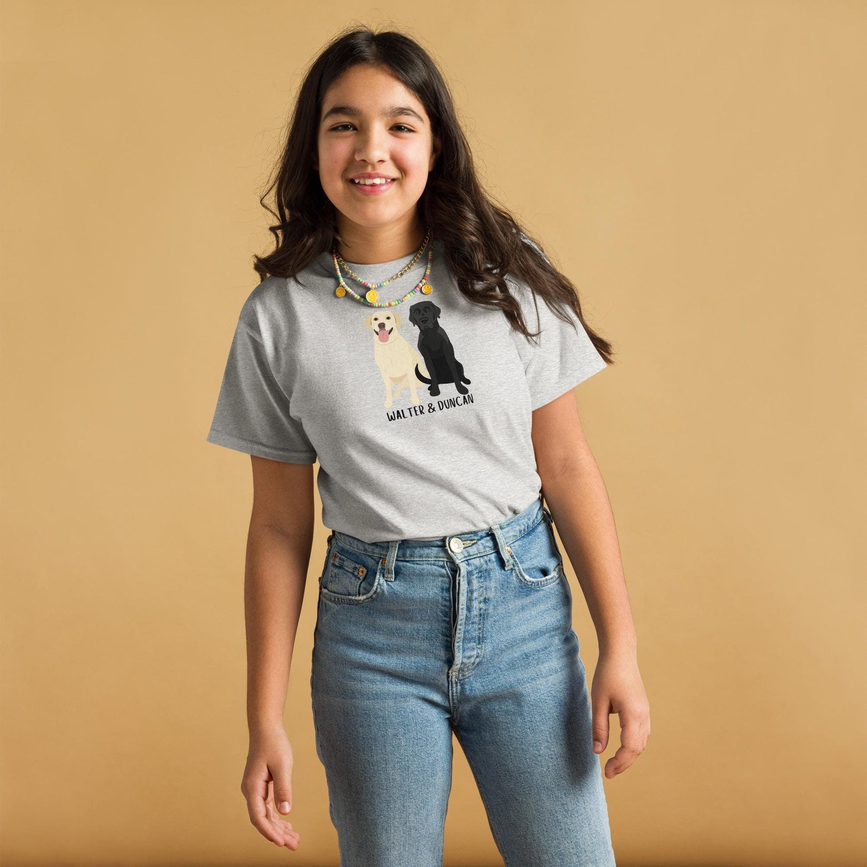 Personalized Youth Labrador T-Shirt ywd4kc-br.myshopify.com