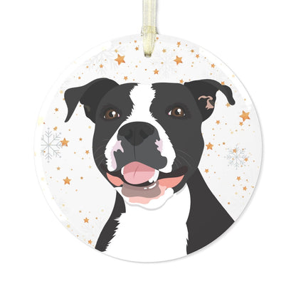 Pitbull Christmas ornament glass, Pitbulls first Christmas, Pitbull gifts, Pitbull mom gifts, Pitbull dad gifts, adopt dont shop gifts ywd4kc-br.myshopify.com