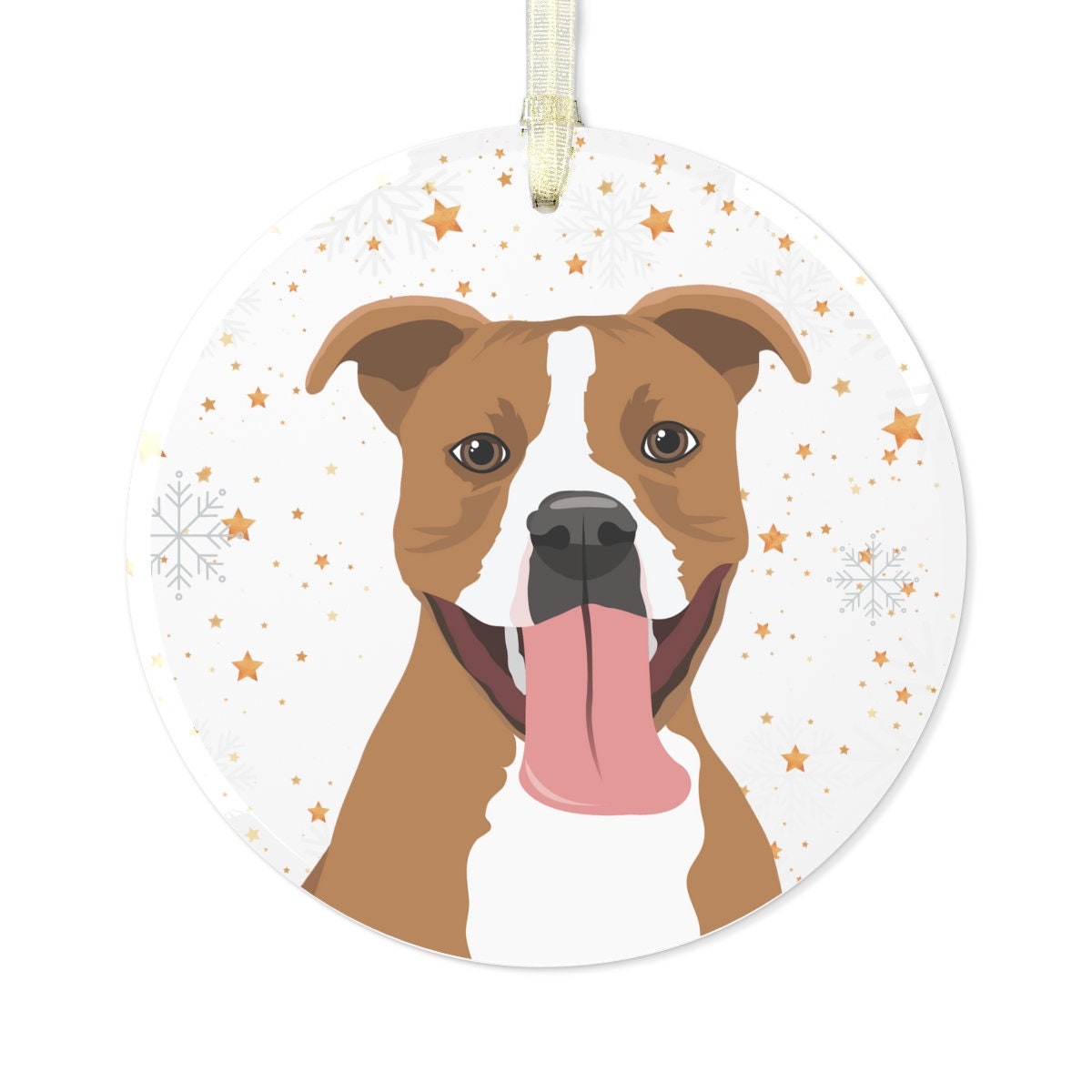 Pitbull Christmas ornament glass, Pitbulls first Christmas, Pitbull gifts, Pitbull mom gifts, Pitbull dad gifts, adopt dont shop gifts ywd4kc-br.myshopify.com