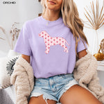 Pitbull Silhouette Bows Shirt ywd4kc-br.myshopify.com