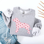Pitbull Silhouette Bows Shirt ywd4kc-br.myshopify.com
