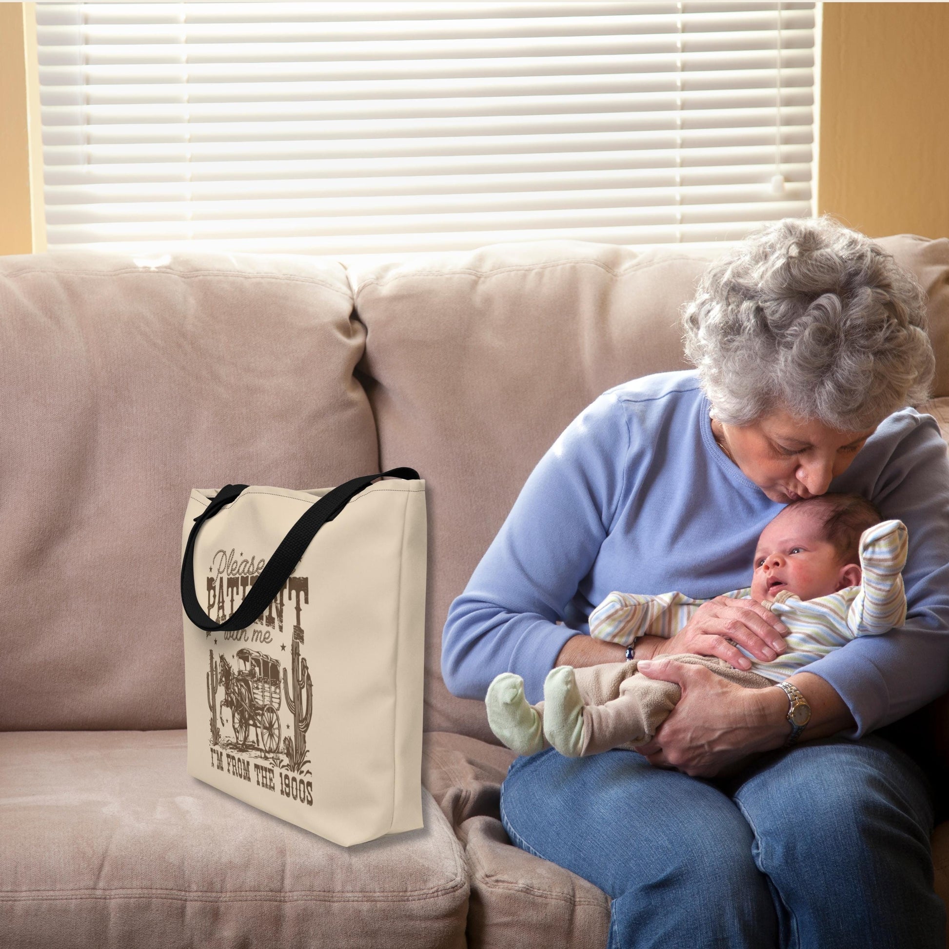 Please Be Patient I'm From 1900s Tote Bag ywd4kc-br.myshopify.com