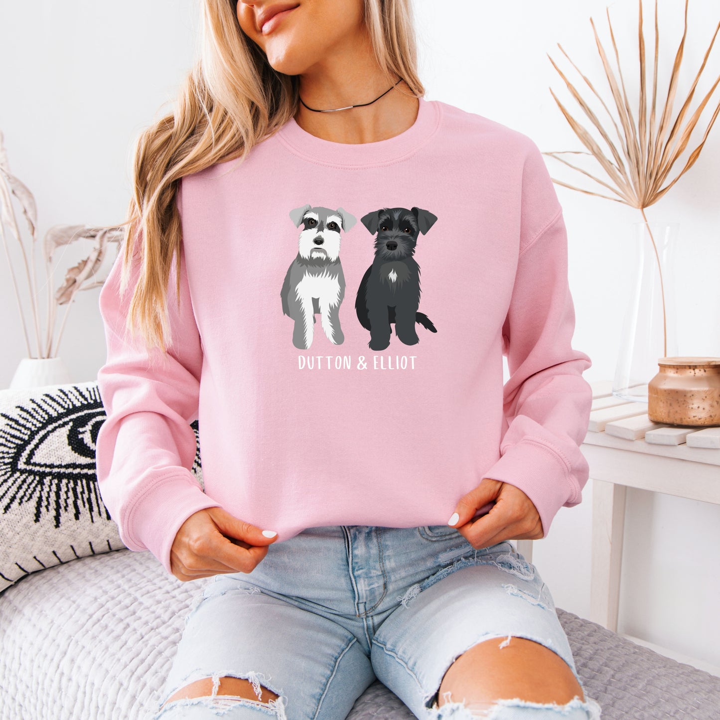 Miniature Schnauzer Sweatshirt | Personalize With Your Dogs Name