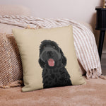 Premium Black Goldendoodle Pillow ywd4kc-br.myshopify.com