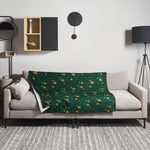 Pumpkin Black Goldendoodle Blanket ywd4kc-br.myshopify.com