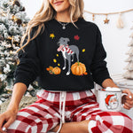 Pumpkin Fall Whippet Sweatshirt | Greyhound sweatshirt ywd4kc-br.myshopify.com