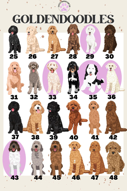 Pumpkin Goldendoodle Tea Towel | Thanksgiving Gift ywd4kc-br.myshopify.com