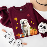 Pumpkin Great Pyrenees Sweatshirt ywd4kc-br.myshopify.com