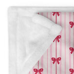 Red Bow Stripes Blanket ywd4kc-br.myshopify.com