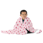 Red Bow Stripes Blanket ywd4kc-br.myshopify.com