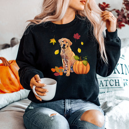 Red Fox Labrador Fall Sweatshirt, Labrador Retriever Gifts, Red Fox Labrador Mom, Christmas Stocking Stuffer, Fox Red Labrador Shirt ywd4kc-br.myshopify.com